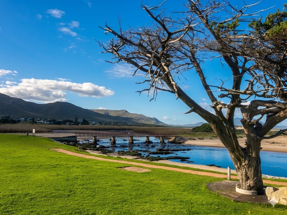 Kleinmond Lagoon — the race finish line